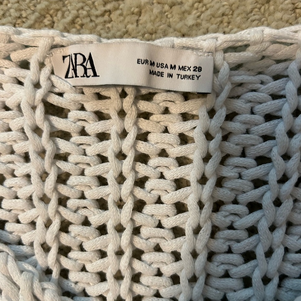 Zara Chunky Knit vest sweater - Picture 3 of 6